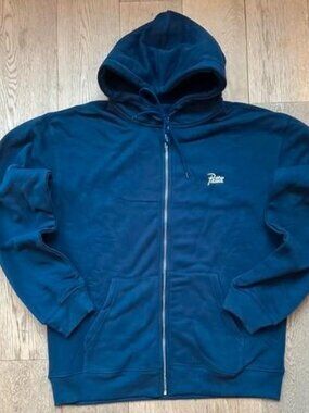 Patta Full Zip Hoodie Navy Blue Sweatshirt